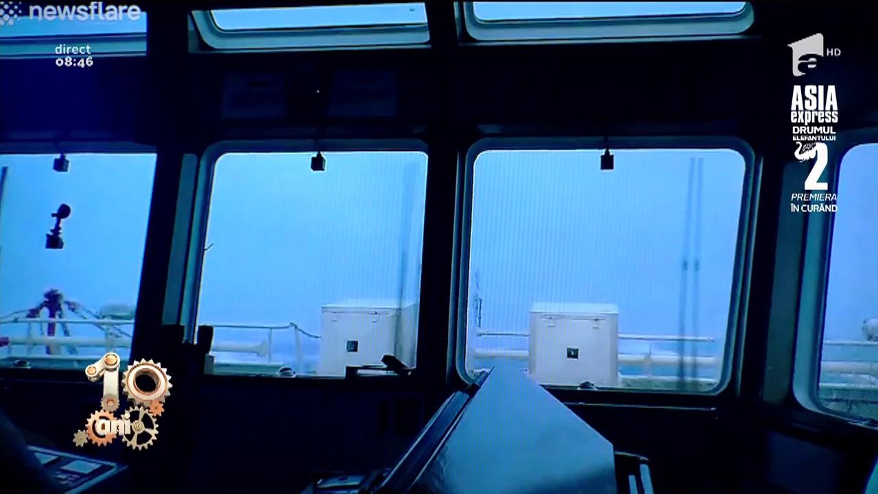 Smiley News. Cauzele răului de mare. Cum se vede marea agitată dintr-o cabină de vas