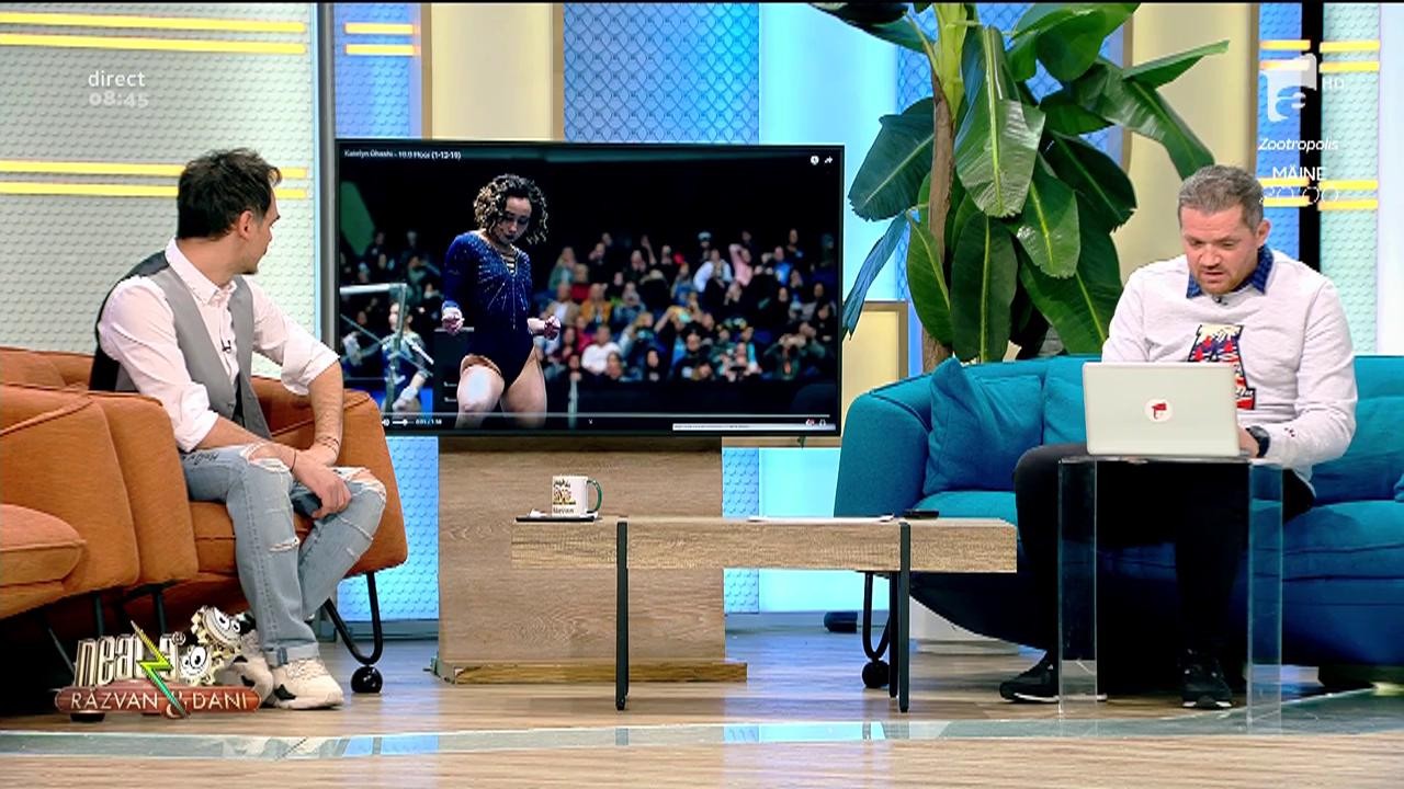 Smiley News. &Icirc;ncă o nouă de ZECE &icirc;n gimnastică. Nadia Comăneci a fost prezentă &icirc;n sală