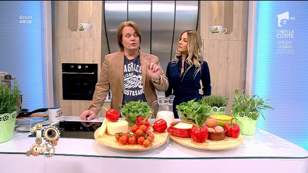 Rețeta zilei. Ruladă cu spanac și cașcaval