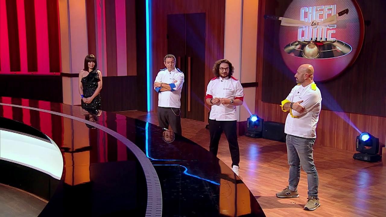 Finală magică la Chefi la cuțite! Cei trei chefi &icirc;ngroapă securea războiului: "Cătălin, &icirc;mi pare rău că m-am purtat nasol cu tine"