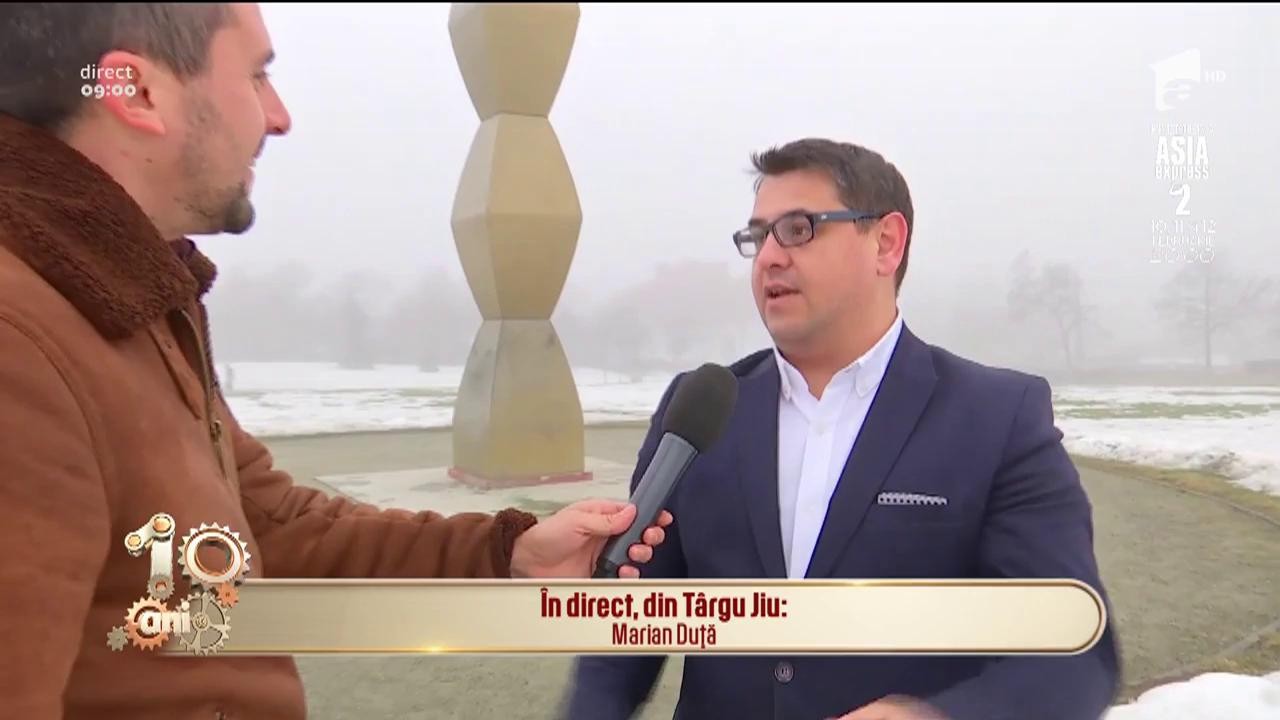 Marian Duță vizitează orașul lui Br&acirc;ncuși