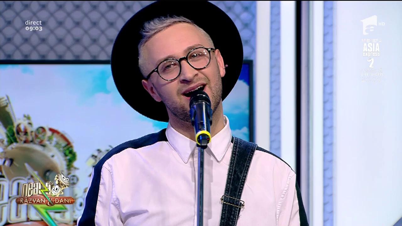 Johnny Bădulescu c&acirc;ntă, la Neatza, melodia "Give Up Now"