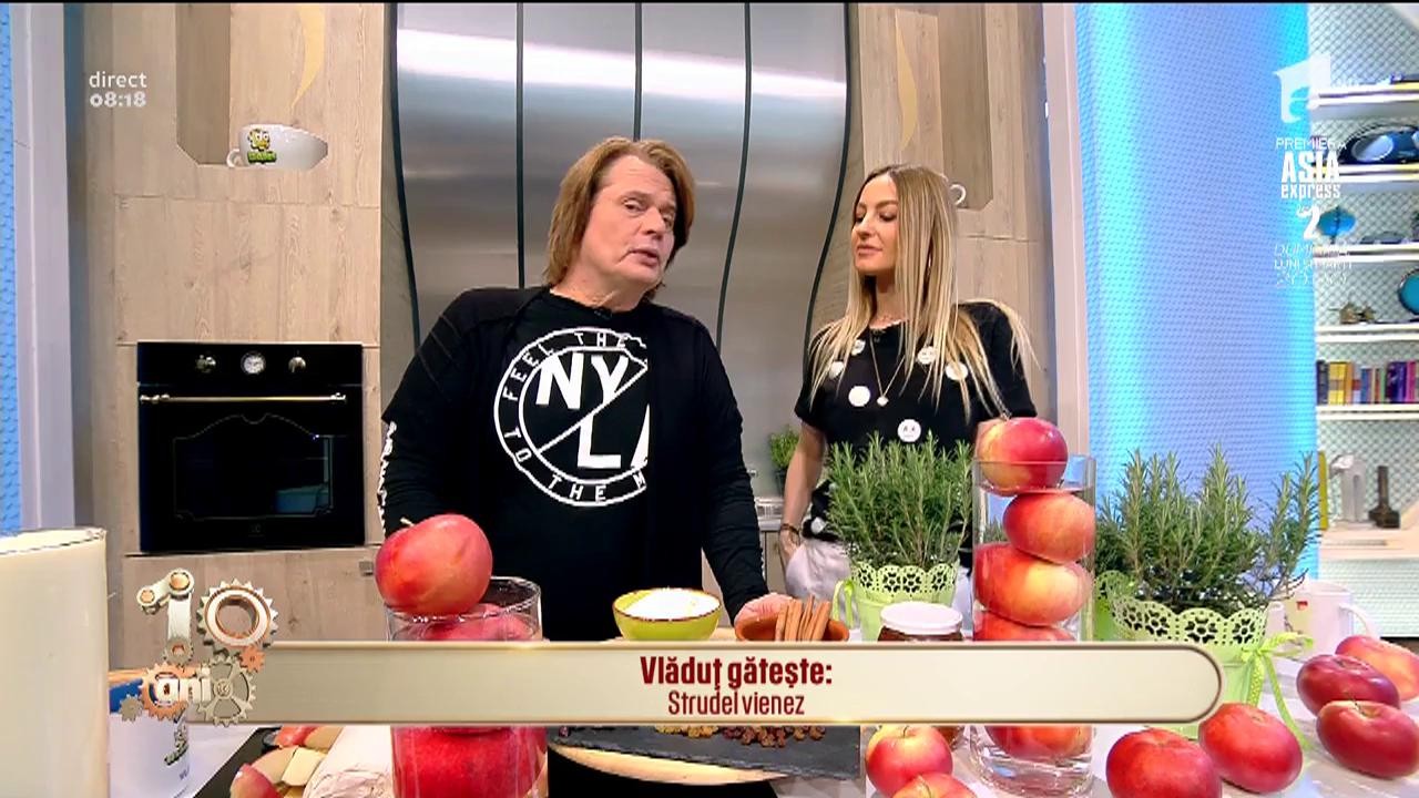 Reţeta zilei: Vlăduț prepară ștrudel vienez cu sos de vanilie