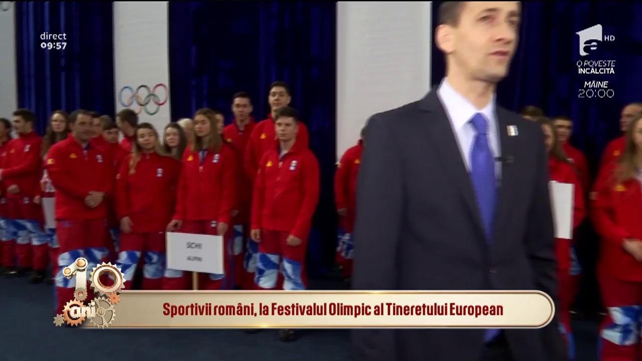 Sportivii rom&acirc;ni, la Festivalul Olimpic al Tineretului European