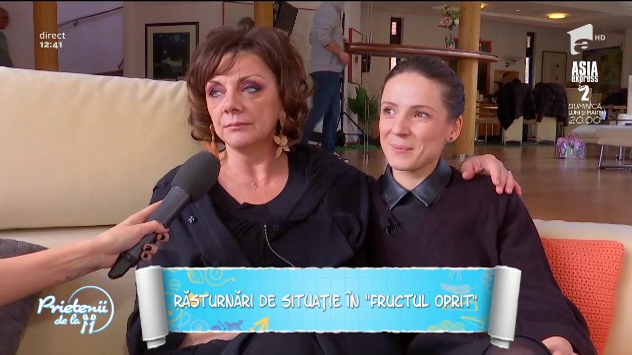 Carmen Tănase și Cosmina Dobrotă, dezvăluiri fabuloase din culisele serialului „Fructul Oprit”: „Simțim când ceva nu este în regulă”. Video