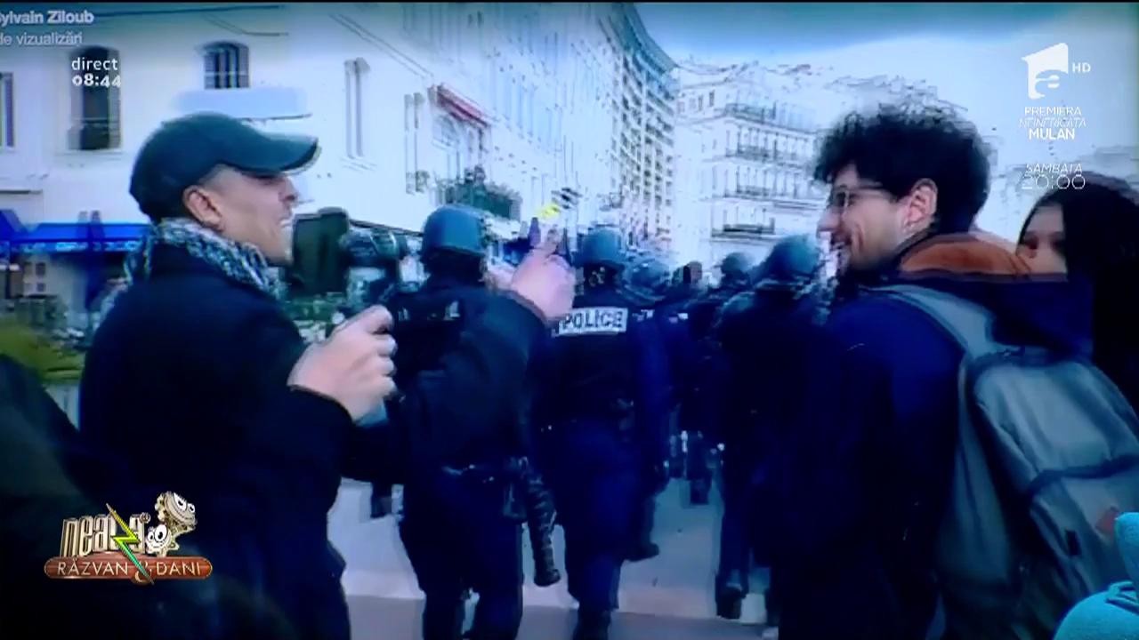 Smiley News. Poliția franceză, &icirc;ntimpinată de protestatari cu celebra melodie din "Războiul stelelor"