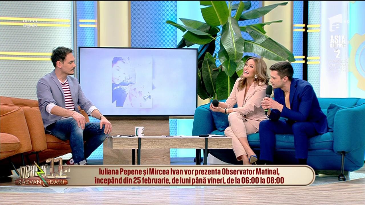 Iuliana Pepene și Mircea Ivan, matinalii de la Observator, &icirc;n platoul Neatza: "Nu este at&acirc;t de rău să ne trezim de dimineață"