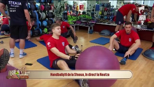 Handbaliștii de la Steaua, antrenament &icirc;n direct la Neatza. Cu cine se vor lupta pentru titlul de campioană