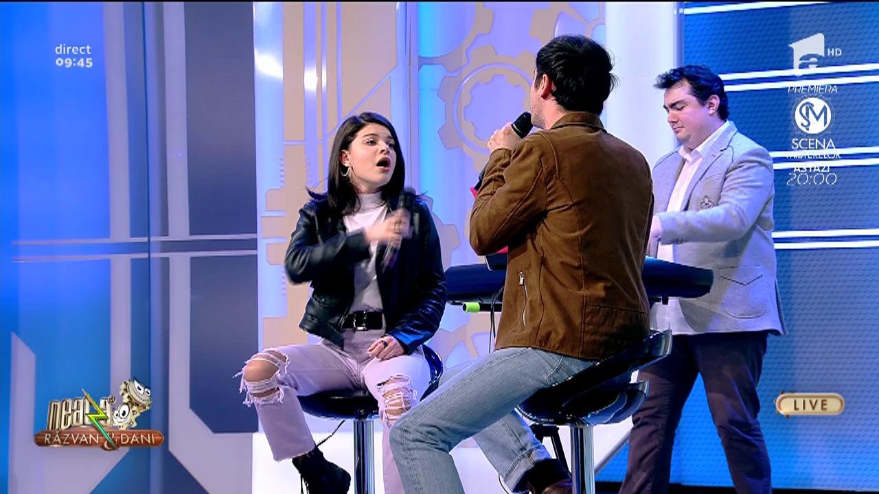 Mara Căptaru și Lucian Ionescu c&acirc;ntă live, la Neatza, piesa "Under Pressure"