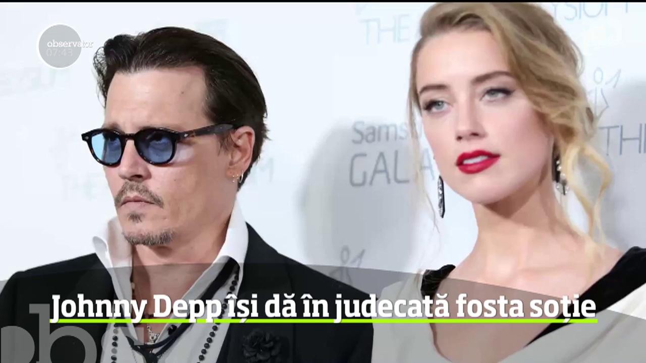 Johnny Depp își da în judecată fosta soție, Amber Heard