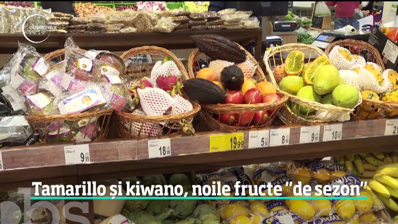 Rom&acirc;nii au prins gustul fructelor exotice! Tamarillo și kiwano, noile fructe de sezon