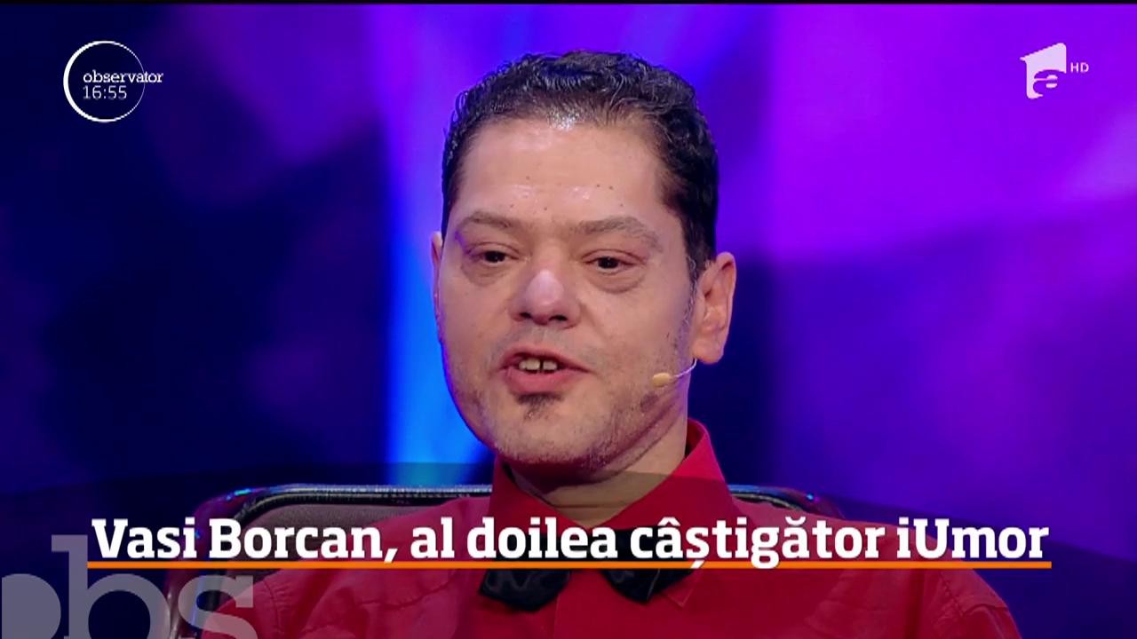 Vasi Borcan, al doilea c&acirc;ştigător iUmor, din sezonul șase