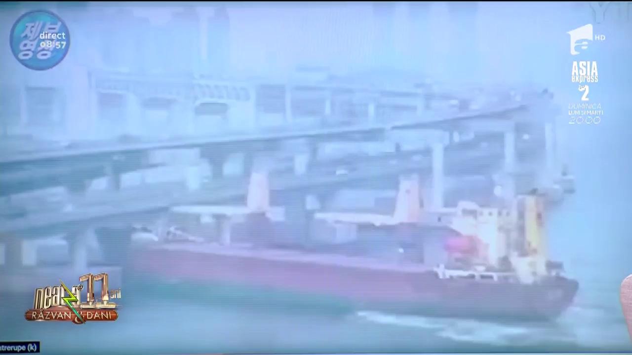 Smiley News: Un căpitan rus beat a intrat cu o navă cargo &icirc;ntr-un pod