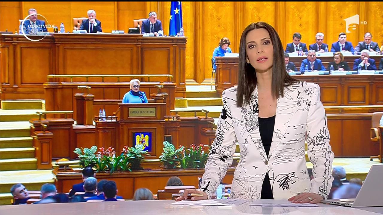Viorica Dăncilă nevoită să răspundă punctual unui val de atacuri din partea Opoziţiei: "Ați ratat primul examen de admitere la liceu?"