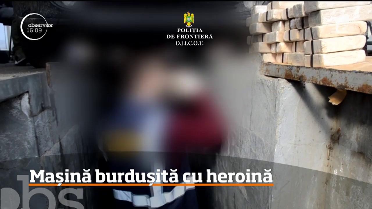 Doi olandezi au &icirc;ncercat să intre &icirc;n Rom&acirc;nia cu 84 de kilograme de heroină