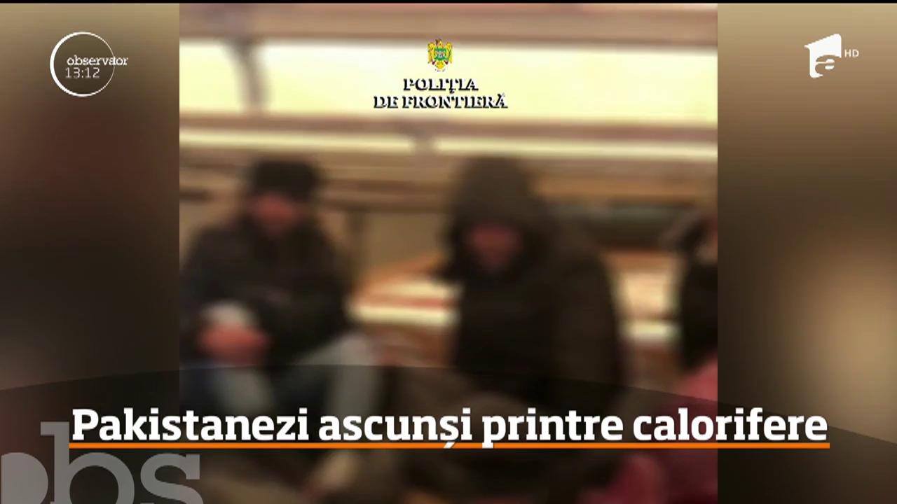 Trei pakistanezi au &icirc;ncercat să intre &icirc;n ţară, ascunşi &icirc;ntr-un camion, printre calorifere