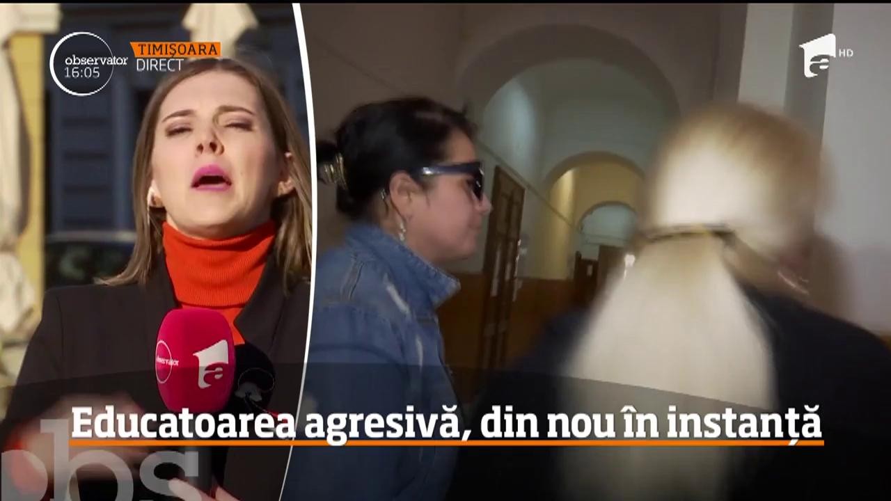 Educatoarea agresivă, fiica fostului fotbalist Iosif Rotariu, din nou &icirc;n fața judecătorilor