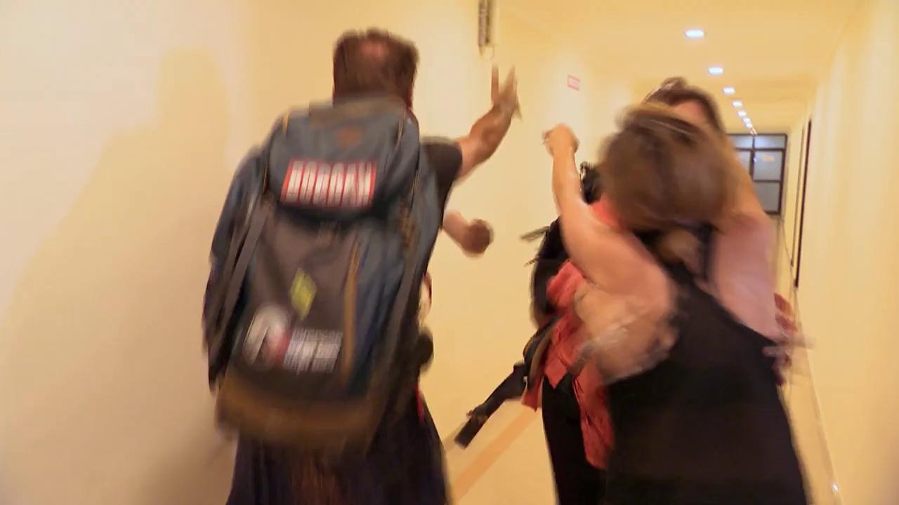 Teleșpan și Morodan, &icirc;n culmea fericirii. Le-au sărit &icirc;n brațe și-au țipat c&acirc;t au putut de tare