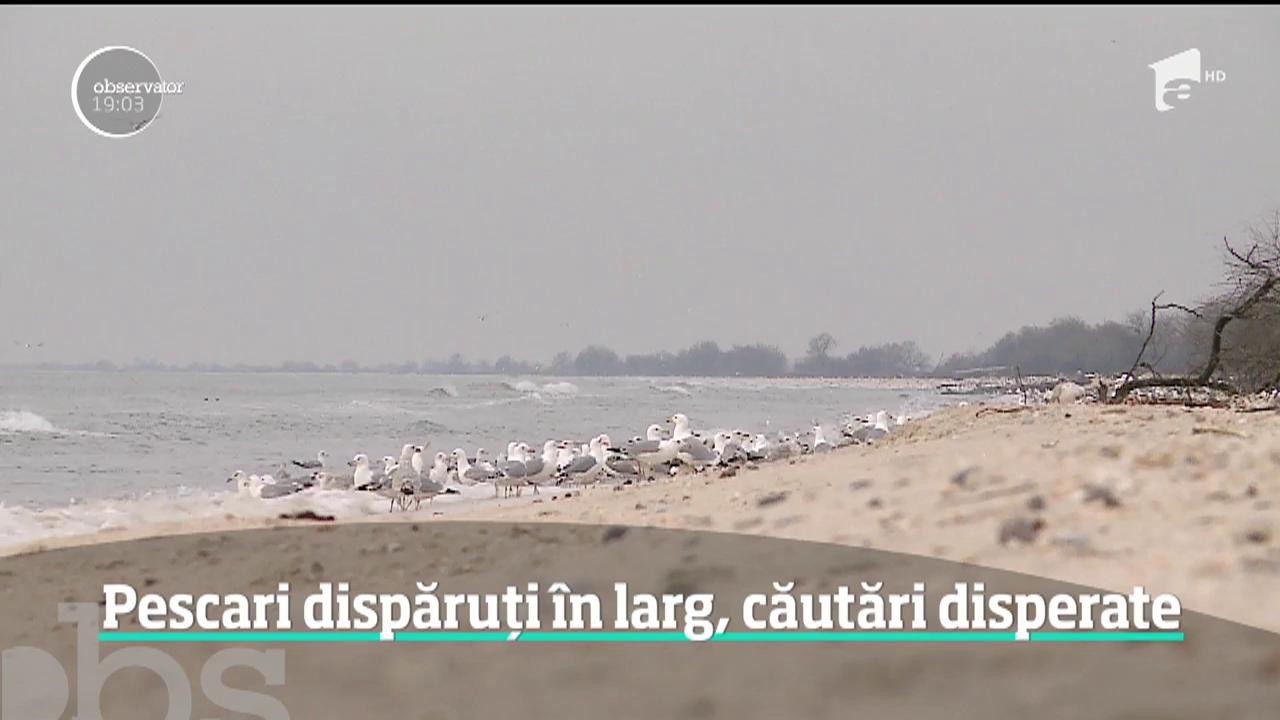 Misiune de salvare fără precedent &icirc;n Marea Neagră! Un afacerist şi doi pescari au dispărut &icirc;n larg