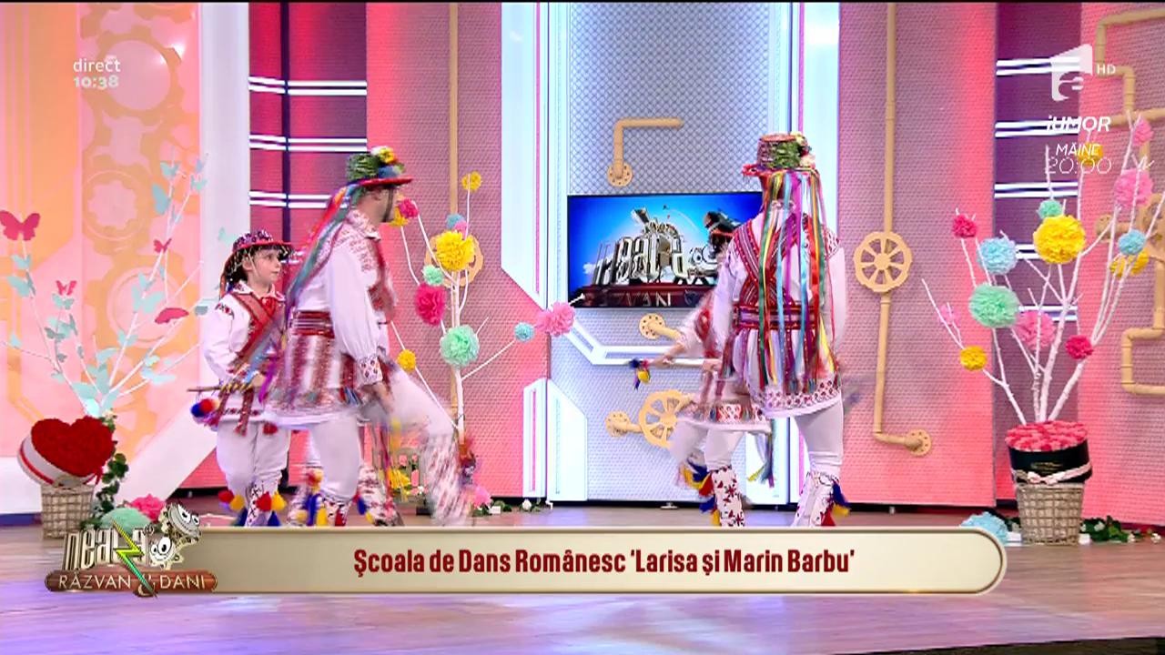 Școala de Dans Rom&acirc;nesc Larisa și Marin Barbu, spectacol tradițional pe scena de la Neatza