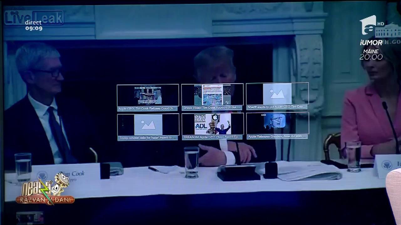 Smiley News. Donald Trump a greșit numele e familie al CEO-ului Apple