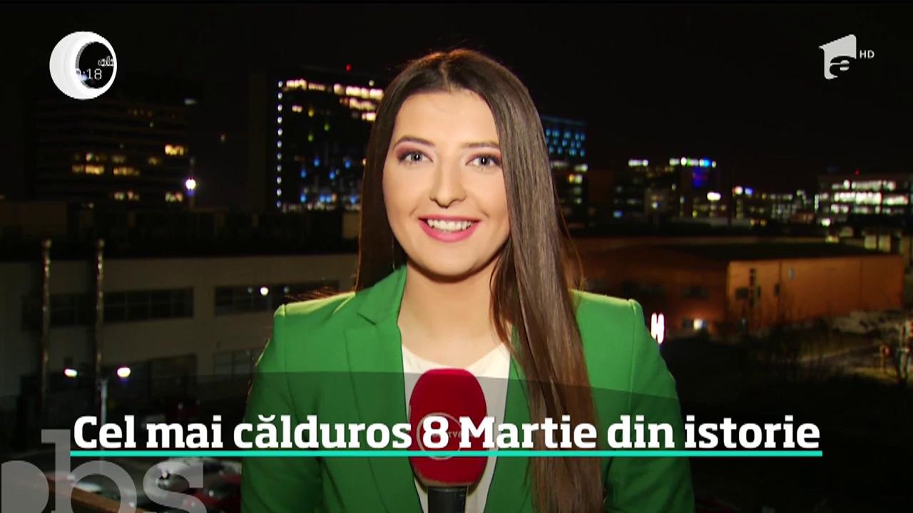 Rom&acirc;nii au avut parte de cel mai călduros 8 Martie din istorie