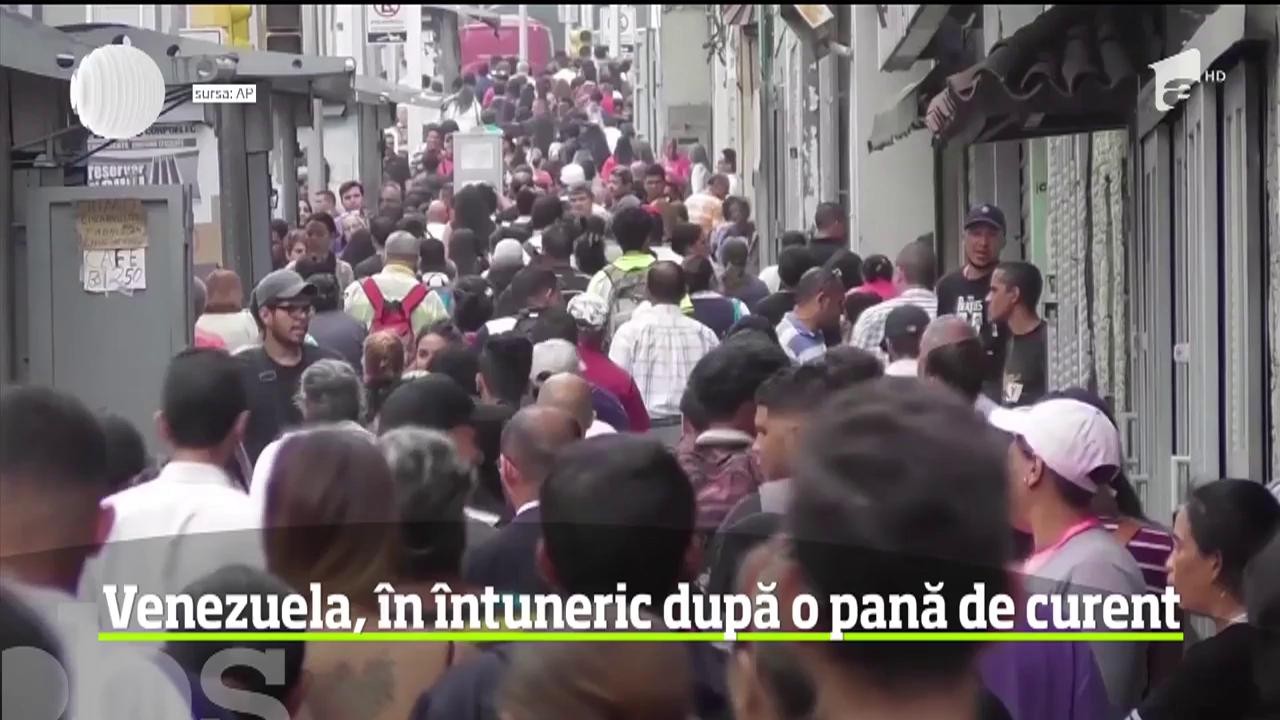 Venezuela, &icirc;n &icirc;ntuneric după o pană de curent