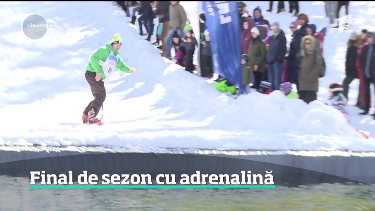 Final de sezon cu adrenalină pe p&acirc;rtia de schi de la Păltiniș