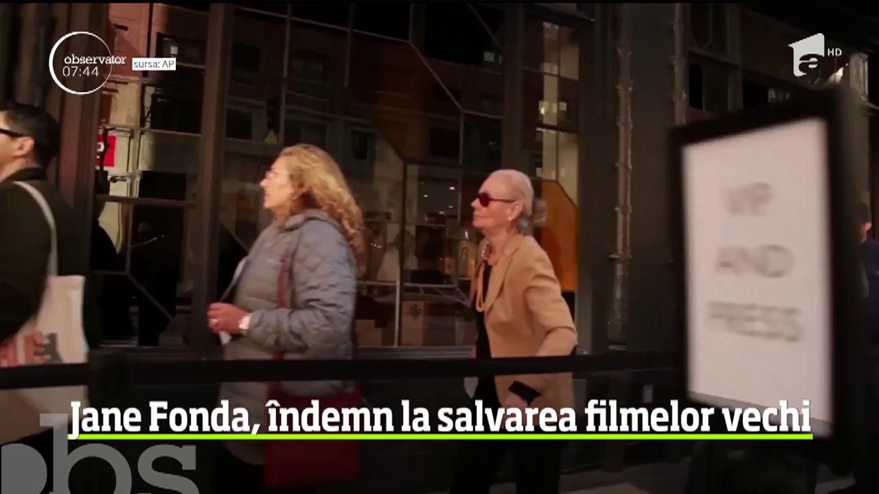 Jane Fonda, &icirc;ndemn la salvarea filmelor vechi