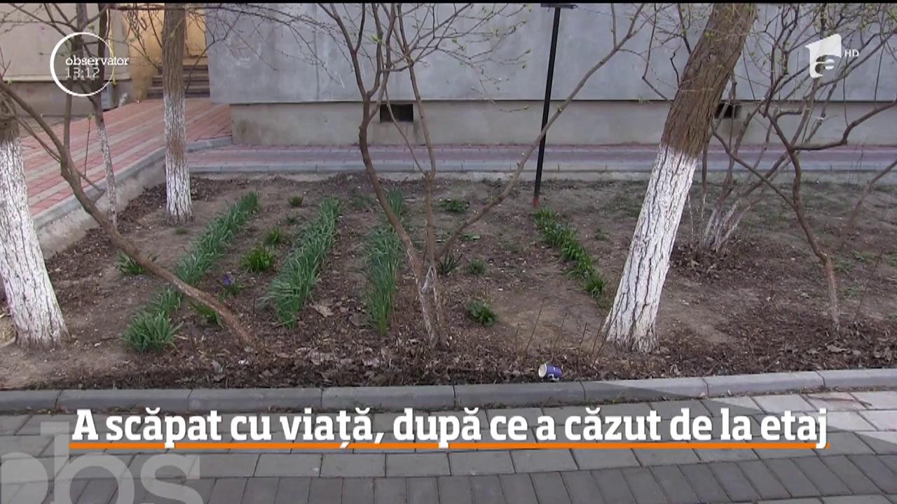 Un t&acirc;năr din Năvodari a scăpat cu viaţă după ce a căzut de la etajul doi al blocului &icirc;n care locuia!