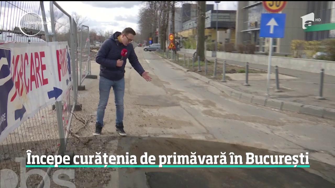 Capitala intră &icirc;n curăţenia de primăvară, totul va fi lustruit şi reparat