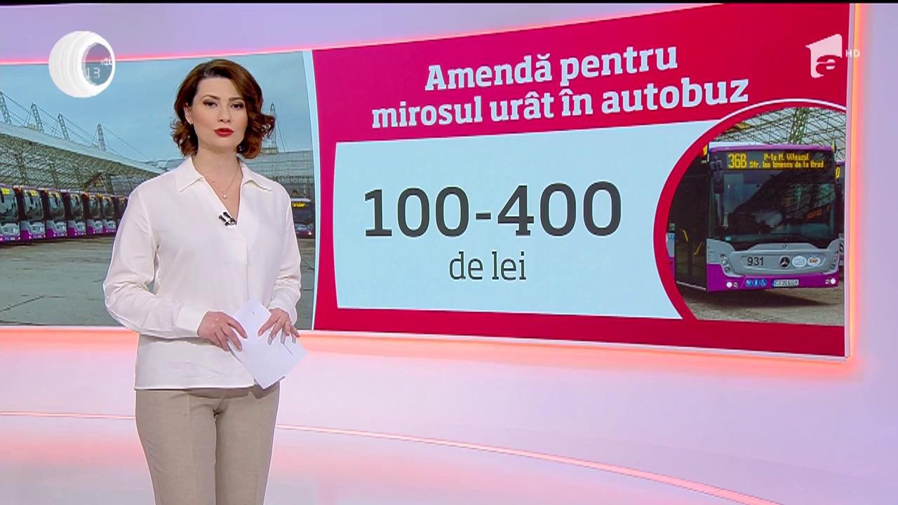 Cei care călătoresc cu mijloacele de transport &icirc;n comun cu haine murdare sau ur&acirc;t mirositoare pot risca o amendă &icirc;ntre 100 şi 400 lei