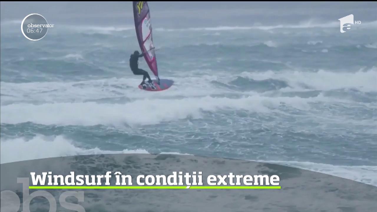 Sport nautic &icirc;n condiţii meteo extreme pe coasta Irlandei