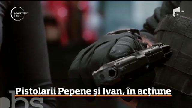 Matinalii de la Observator, o nouă provocare. Iuliana Pepene și Mircea Ivan, &icirc;n acţiune la un poligon de tragere