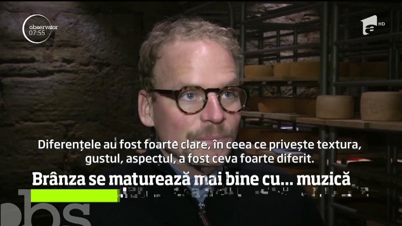 Br&acirc;nza se maturează mai bine cu... muzică