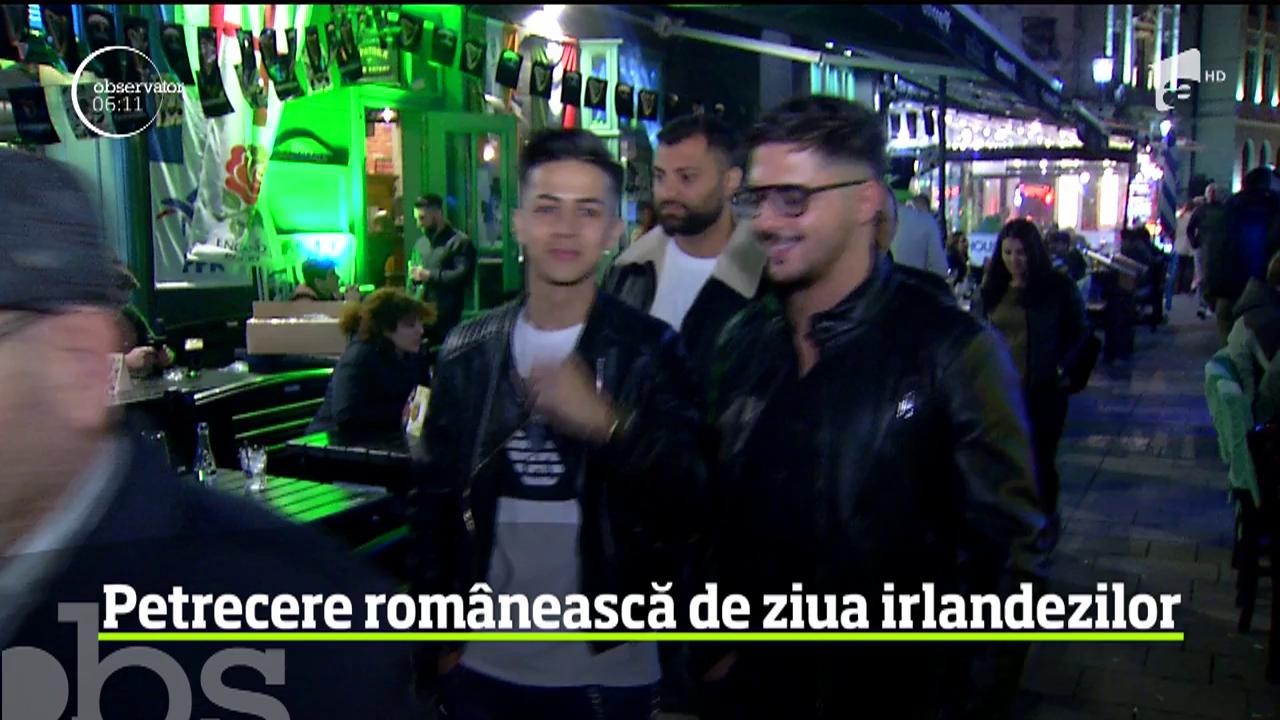 Petrecere rom&acirc;nească de ziua irlandezilor &icirc;n puburile şi barurile din Centrul Vechi