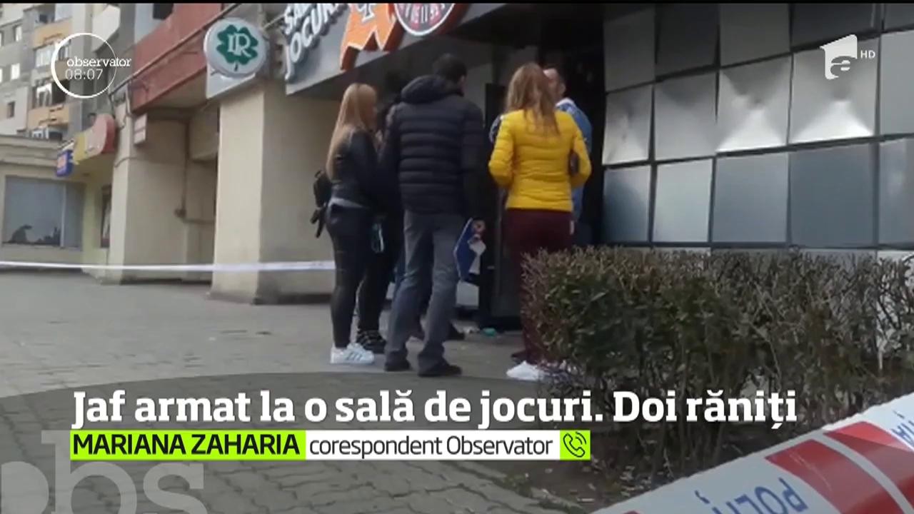 Jaf armat la o sală de jocuri din Piteşti