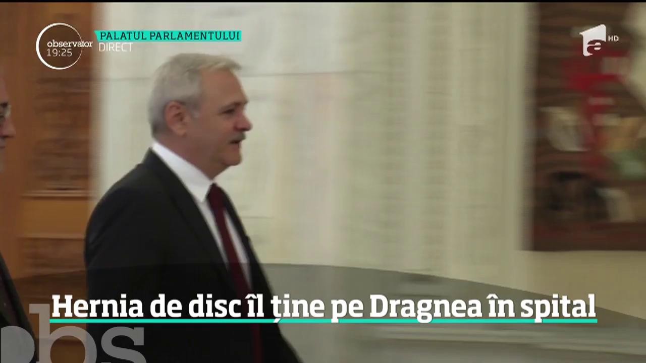 Hernia de disc &icirc;l ține pe Liviu Dragnea &icirc;n spital. Liderul PSD ar putea fi operat