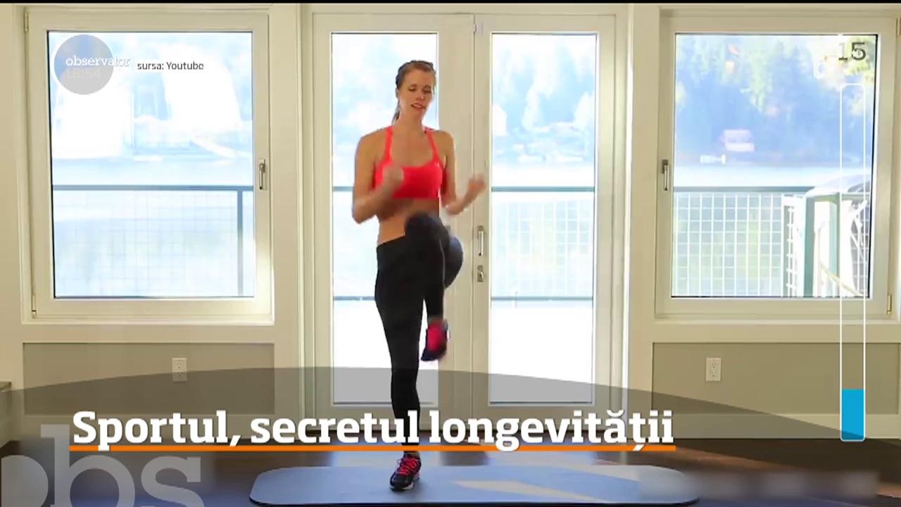 Sportul, secretul longevității. De ce nu este niciodată prea t&acirc;rziu să frecventaţi o sală de sport