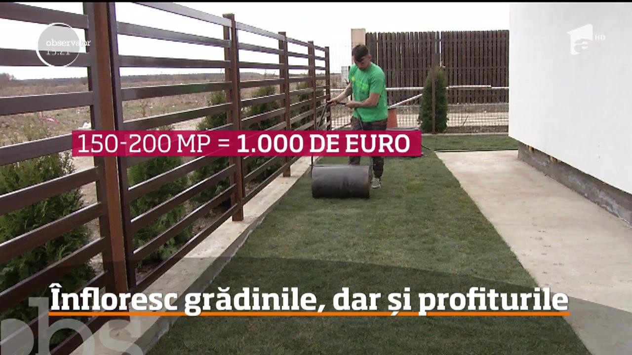 &Icirc;nfloresc grădinile, dar și profiturile
