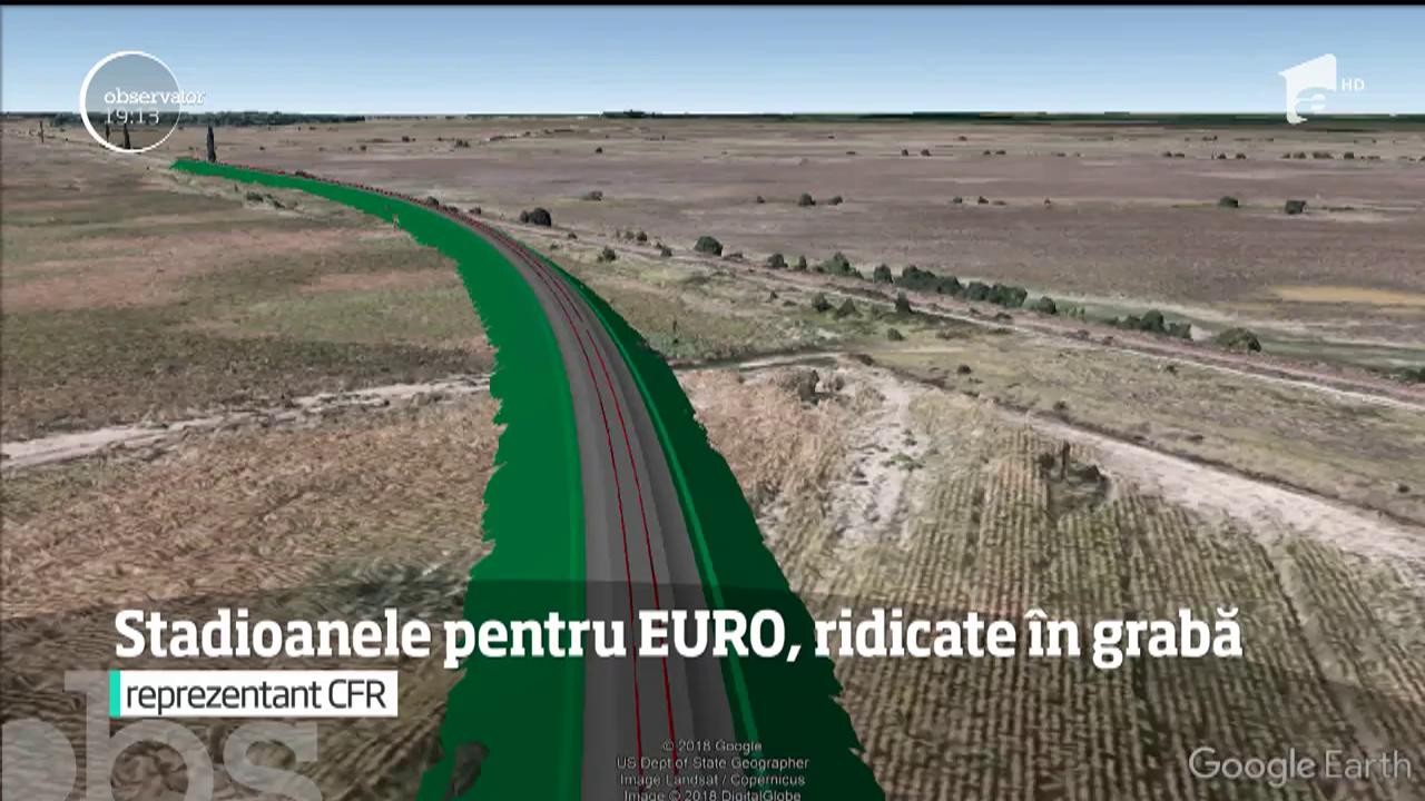 Cu un an &icirc;nainte de Campionatul European de Fotbal, stadioanele din Bucureşti sunt tot un şantier. Stadiul lucrărilor