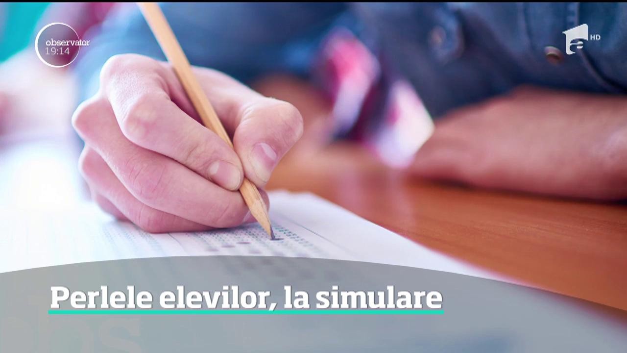 Perlele de la simularea pentru Bacalaureat: Profesorii &icirc;i &icirc;mping pe copii pe drumuri ca să găsească din loc &icirc;n loc cunoaşterea