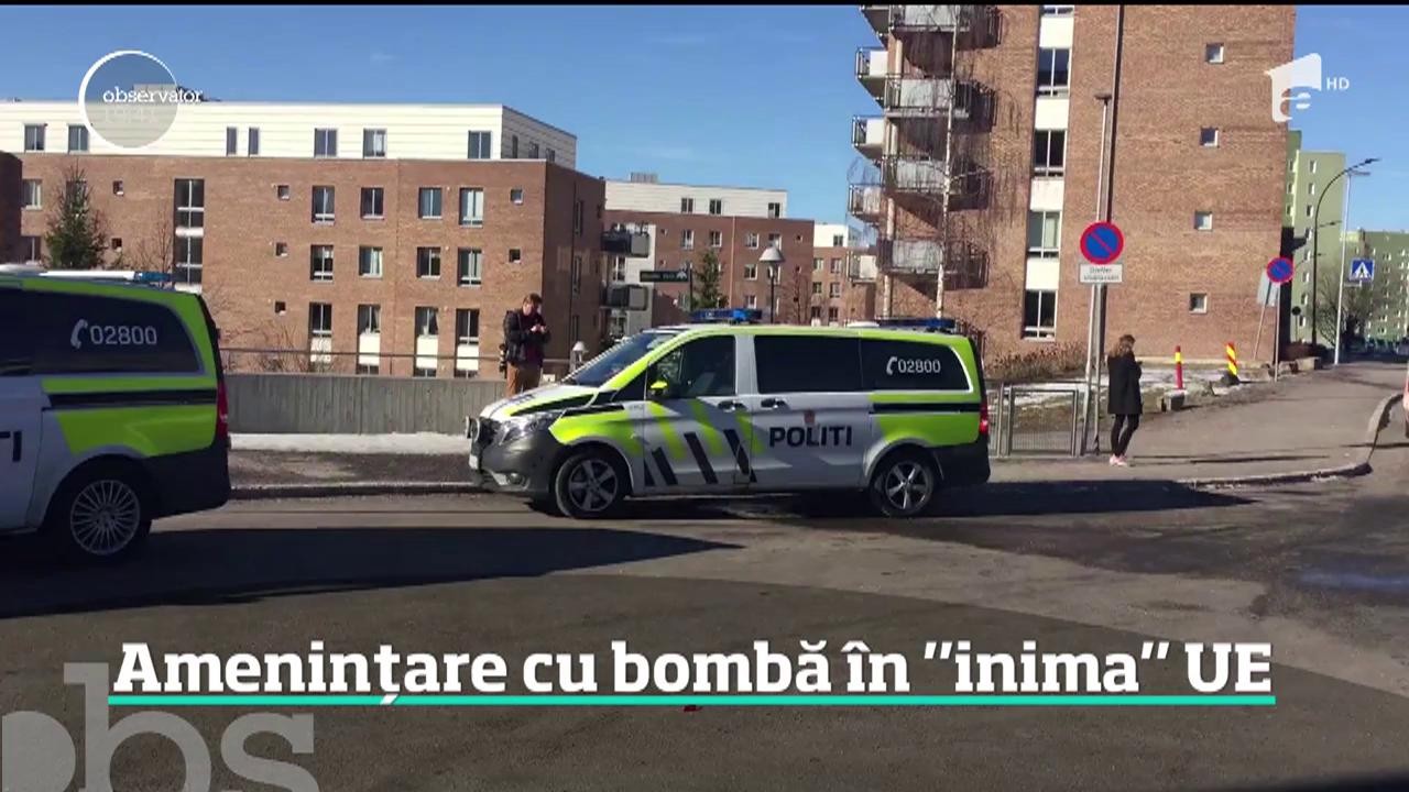 Ameninţare cu bombă &icirc;n cartierul european din Bruxelles. Zeci de angajaţi ai Uniunii au fost evacuaţi