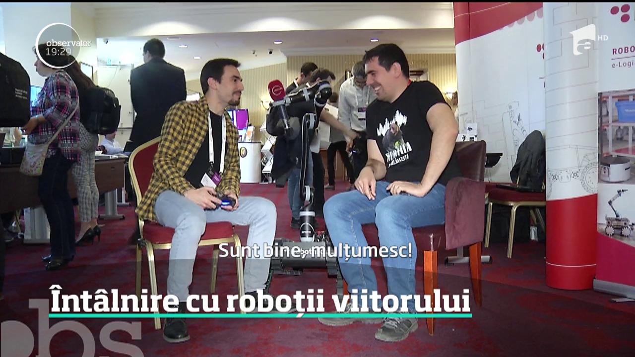 Rom&acirc;nii pot &icirc;nt&acirc;lni roboții viitorului. Evenimentul are loc la Forumului European al Roboticii
