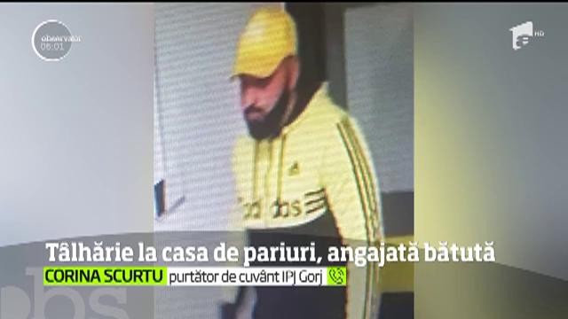 Este alertă maximă la T&acirc;rgu Jiu. O casă de pariuri aflată &icirc;n centrul oraşului a fost jefuită