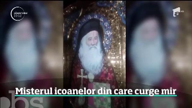 Icoanele au &icirc;nceput să pl&acirc;ngă, &icirc;n timpul unei conferinţe din Iaşi. Sute de credincioşi au văzut cum din ele izvorăşte mir