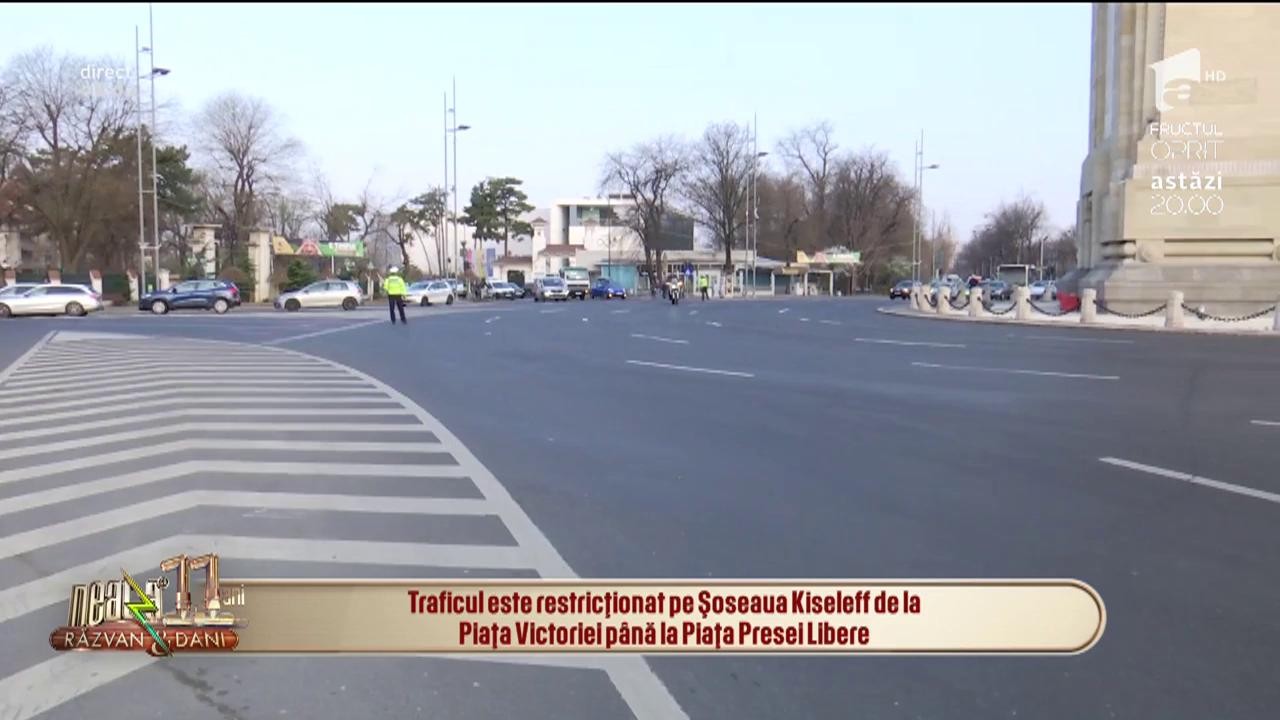 Aproape trei mii de transportatori protestează &icirc;n Piața Victoriei!