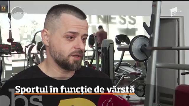 Ce exerciţii sunt potrivite &icirc;n funcţie de v&acirc;rstă