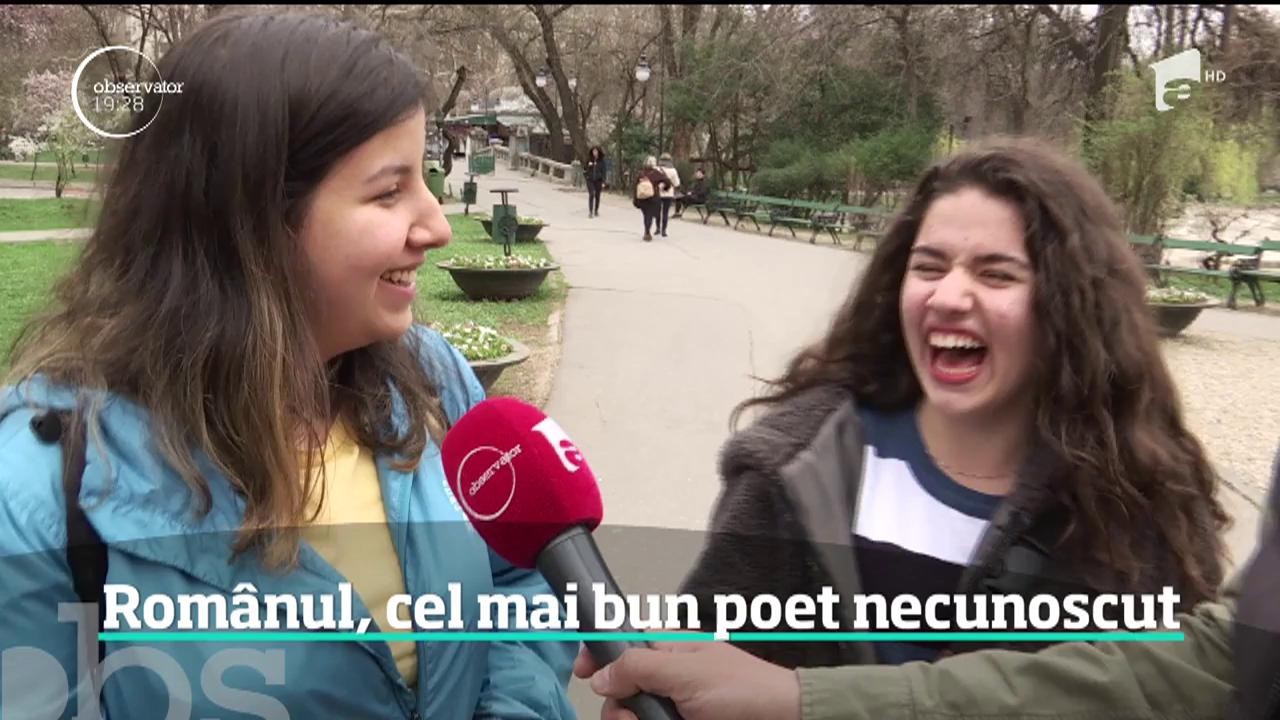 Rom&acirc;nul, cel mai bun poet necunoscut. De Ziua Internaţională a Poeziei elevii s-au &icirc;ntrecut &icirc;n rime despre școală