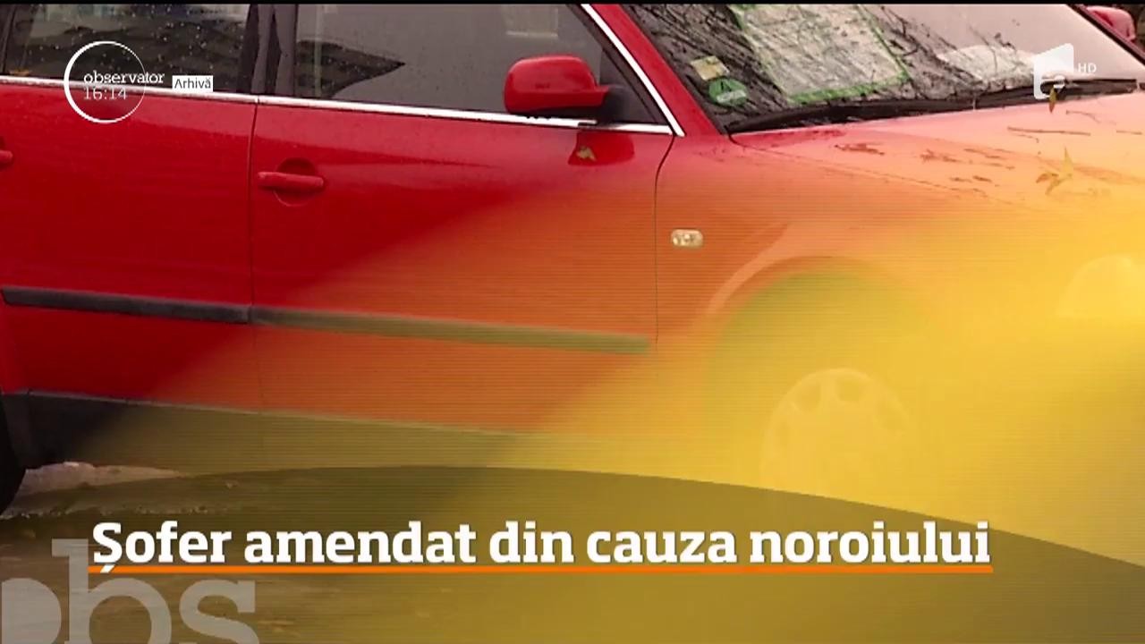Șofer amendat cu 1500 de lei pentru că a murdărit carosabilul cu noroi. S-a &icirc;nt&acirc;mplat &icirc;n Galați